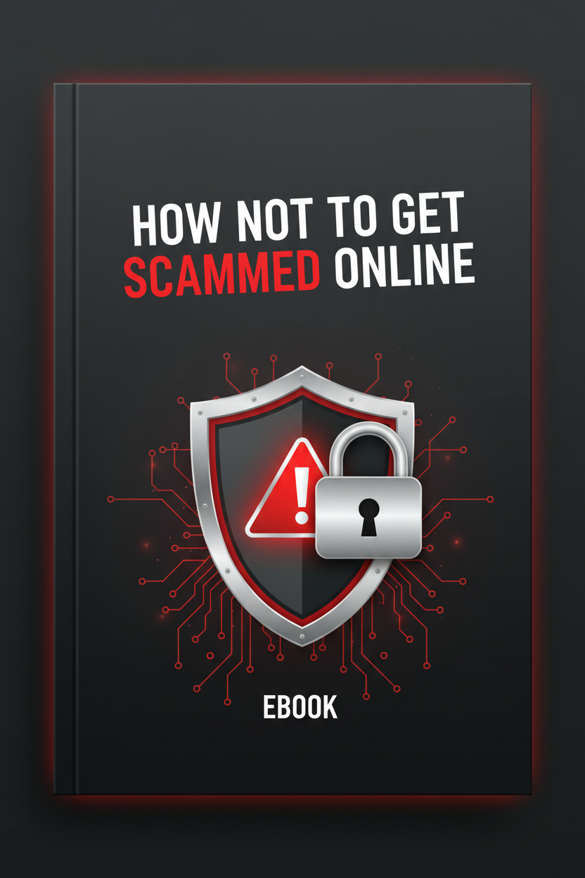 How Not To Get Scammed Online Ebook Cover
